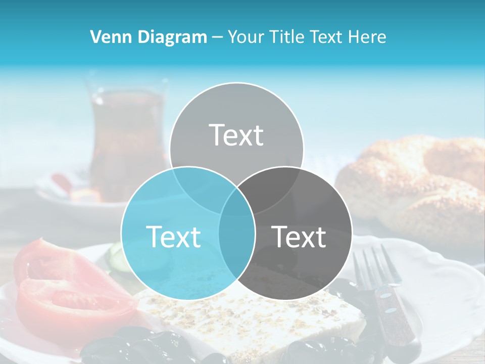 Bagel Olives Jug PowerPoint Template