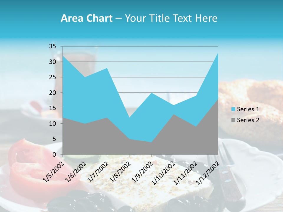 Bagel Olives Jug PowerPoint Template