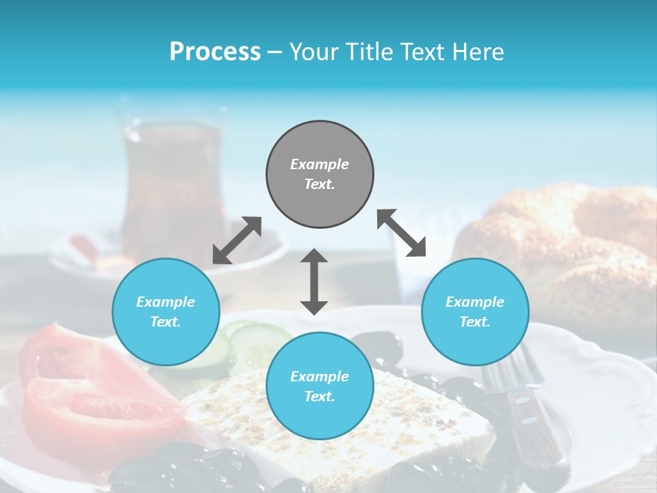 Bagel Olives Jug PowerPoint Template