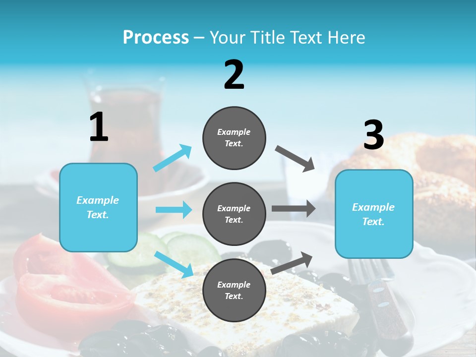 Bagel Olives Jug PowerPoint Template