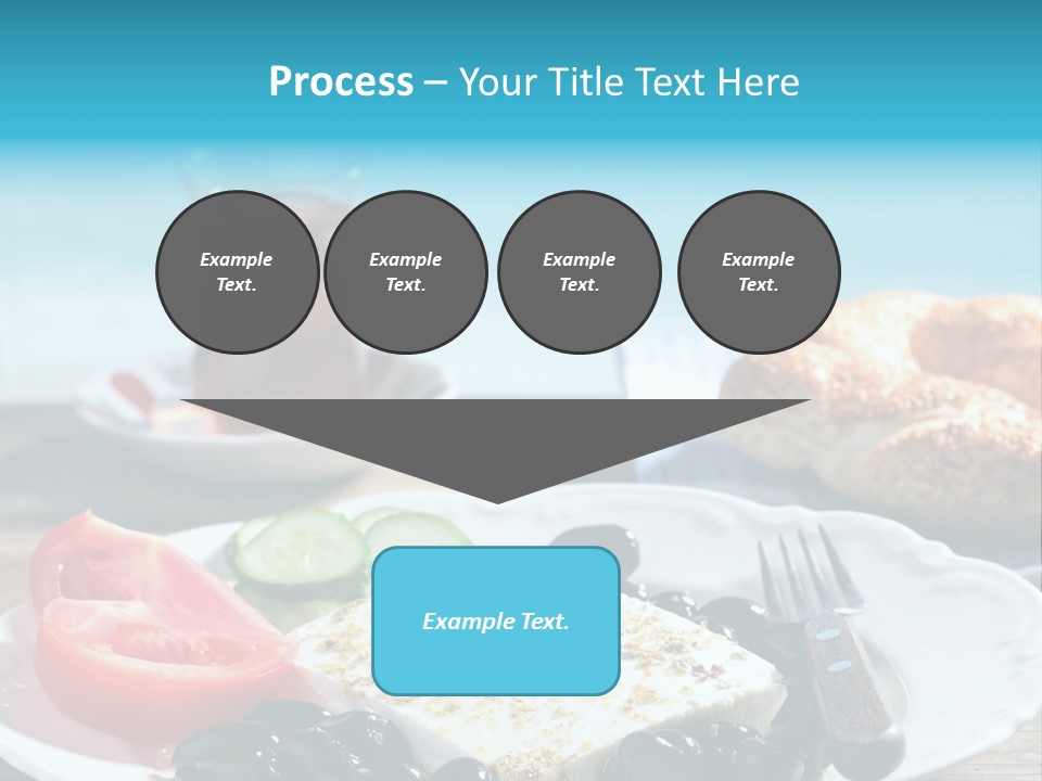 Bagel Olives Jug PowerPoint Template