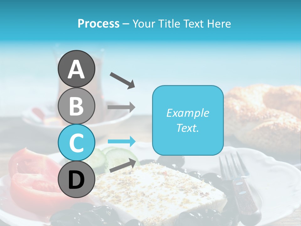 Bagel Olives Jug PowerPoint Template