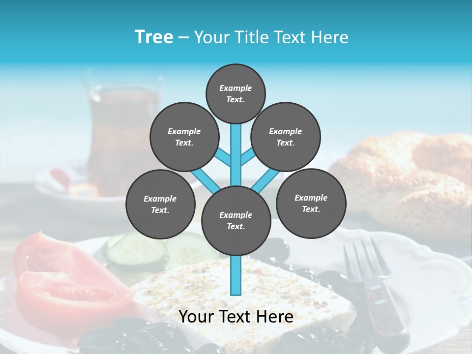 Bagel Olives Jug PowerPoint Template