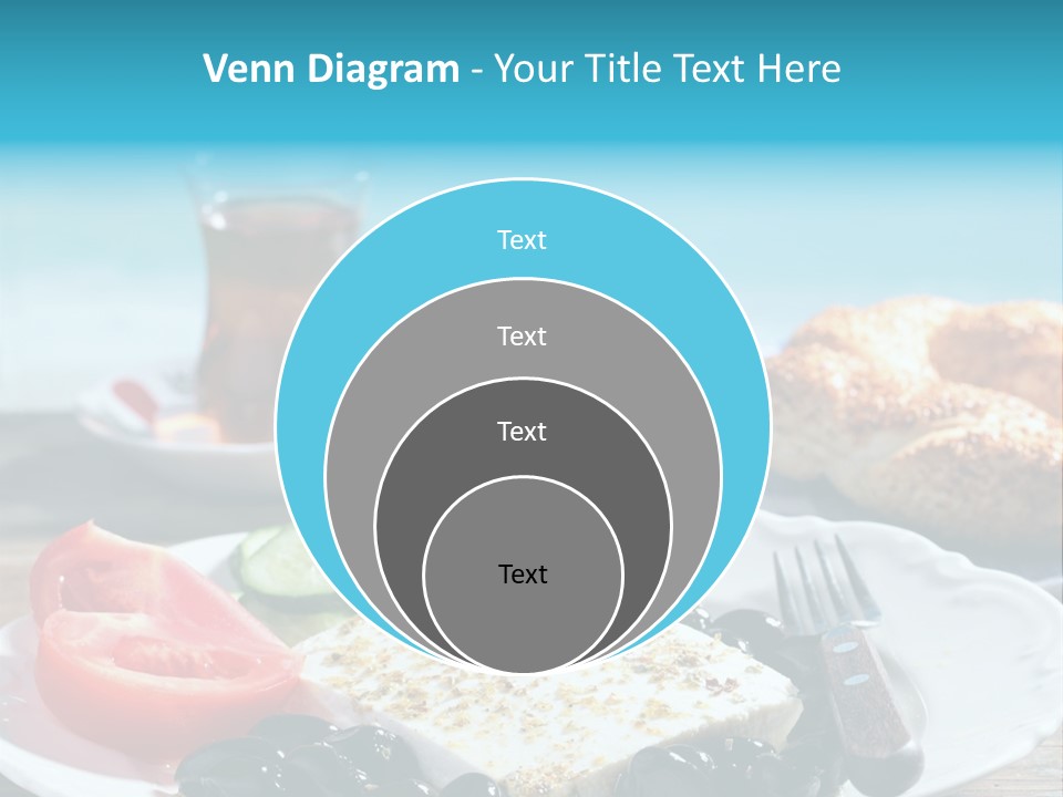 Bagel Olives Jug PowerPoint Template