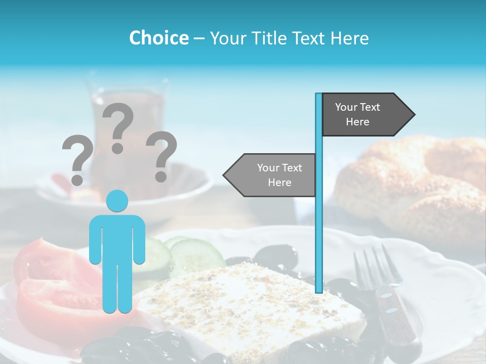 Bagel Olives Jug PowerPoint Template