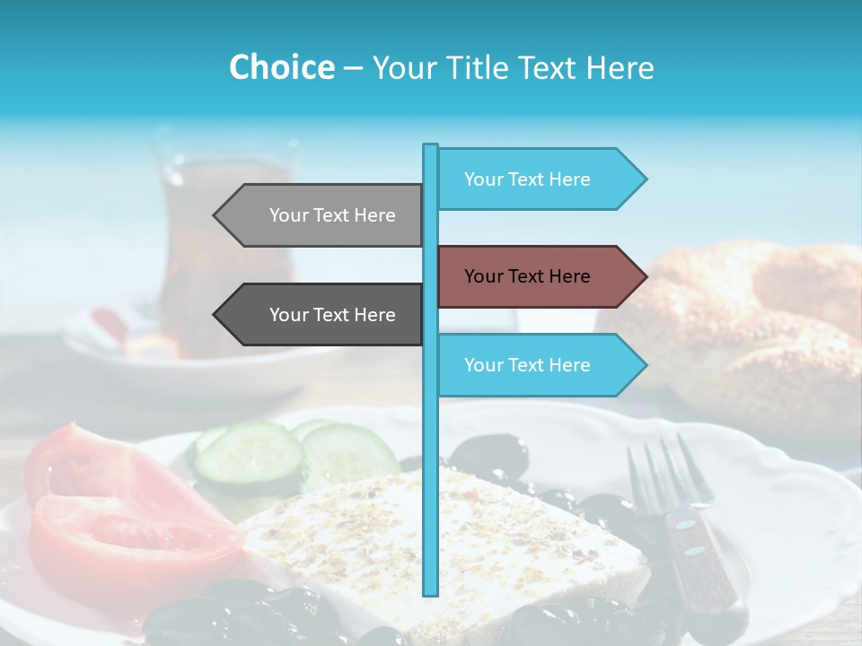 Bagel Olives Jug PowerPoint Template