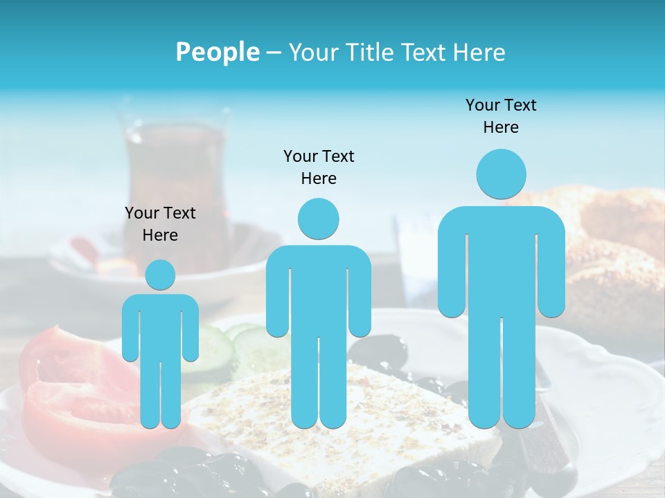 Bagel Olives Jug PowerPoint Template