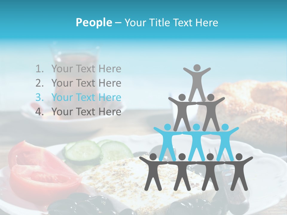 Bagel Olives Jug PowerPoint Template