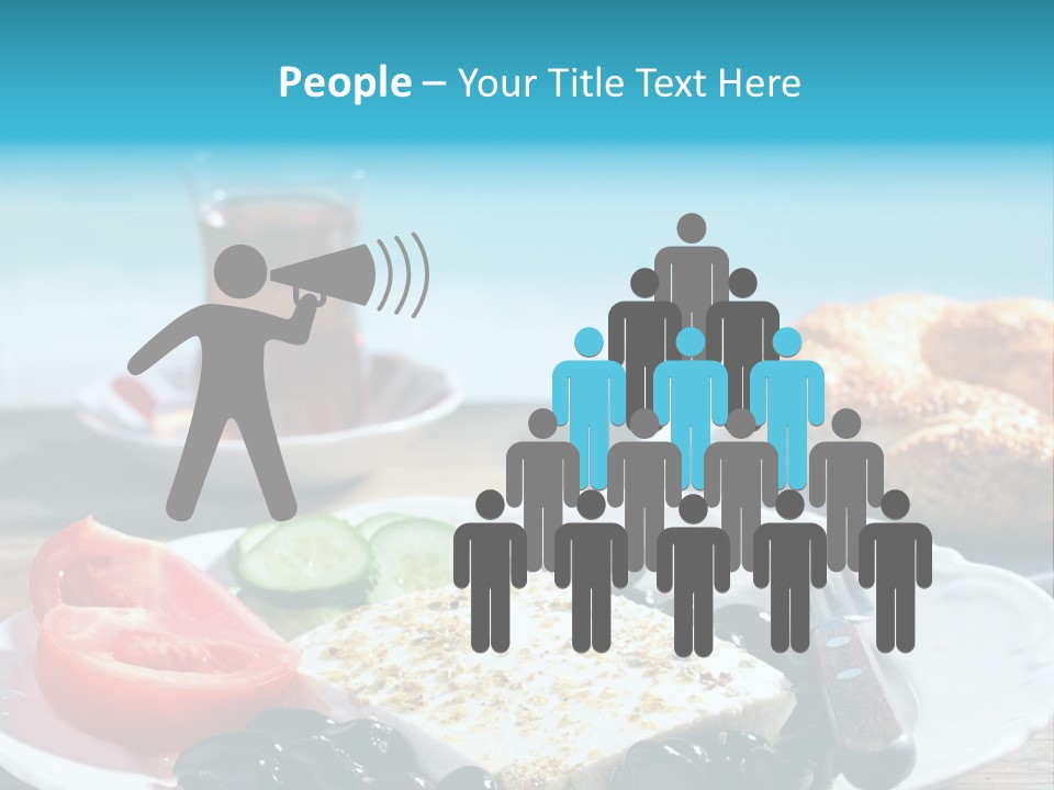 Bagel Olives Jug PowerPoint Template