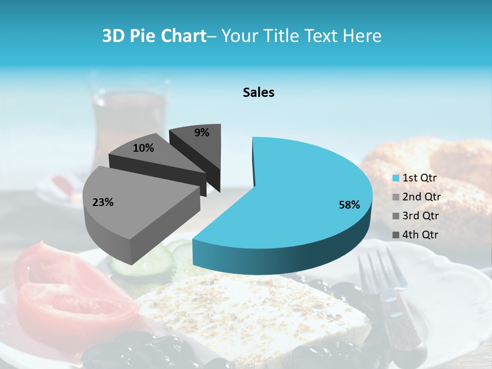 Bagel Olives Jug PowerPoint Template