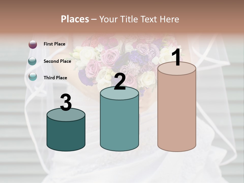 Holding Dress Engagement PowerPoint Template