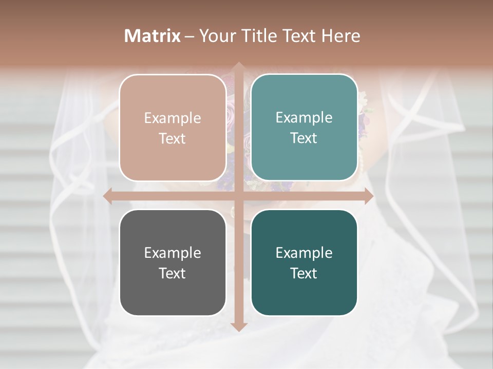 Holding Dress Engagement PowerPoint Template