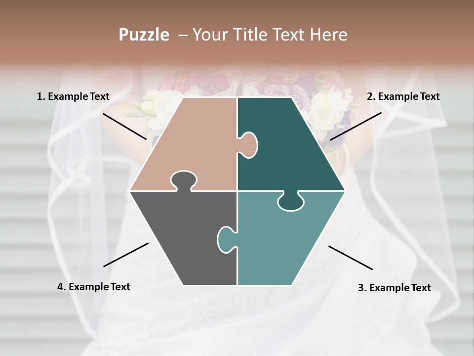 Holding Dress Engagement PowerPoint Template