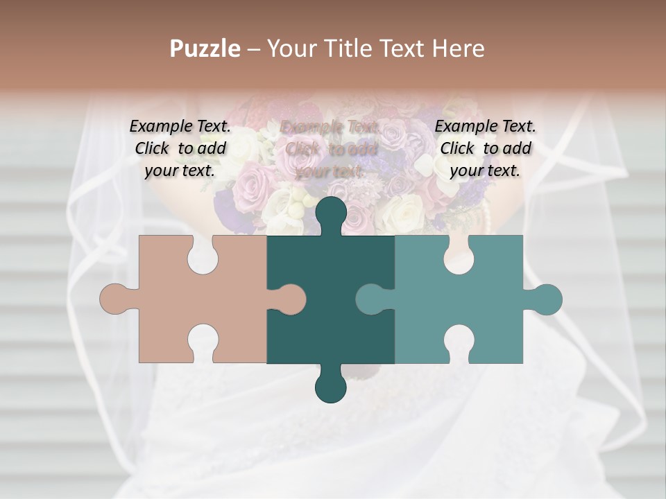 Holding Dress Engagement PowerPoint Template