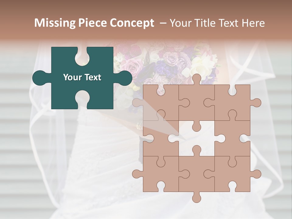 Holding Dress Engagement PowerPoint Template