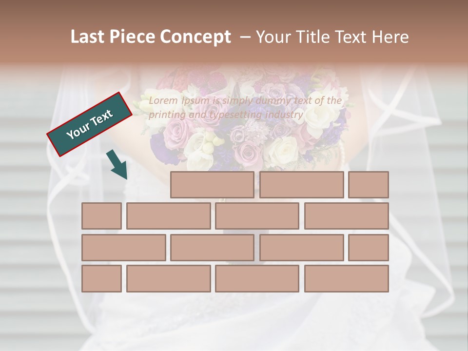 Holding Dress Engagement PowerPoint Template