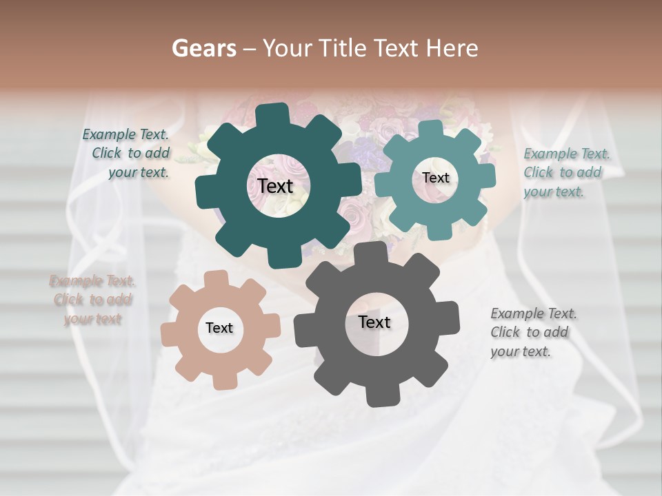 Holding Dress Engagement PowerPoint Template