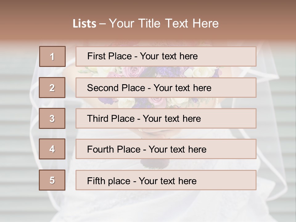 Holding Dress Engagement PowerPoint Template