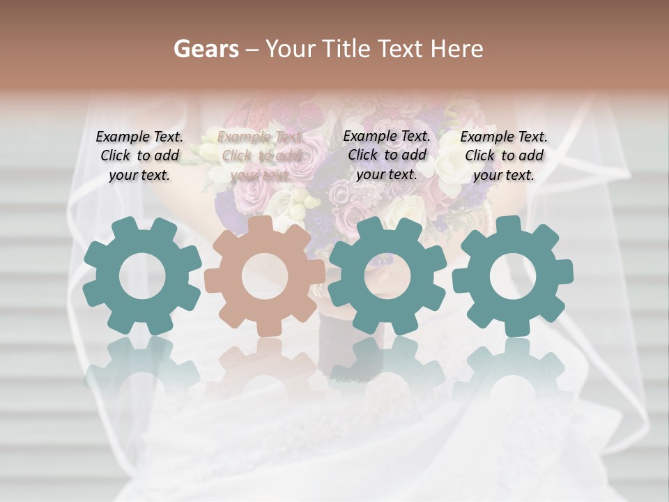 Holding Dress Engagement PowerPoint Template