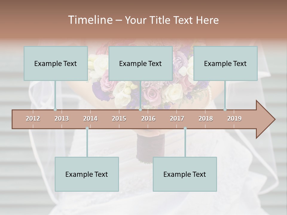 Holding Dress Engagement PowerPoint Template