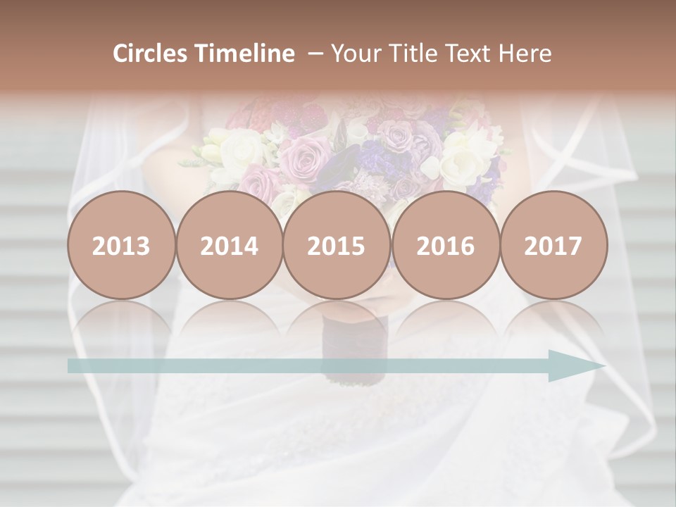 Holding Dress Engagement PowerPoint Template