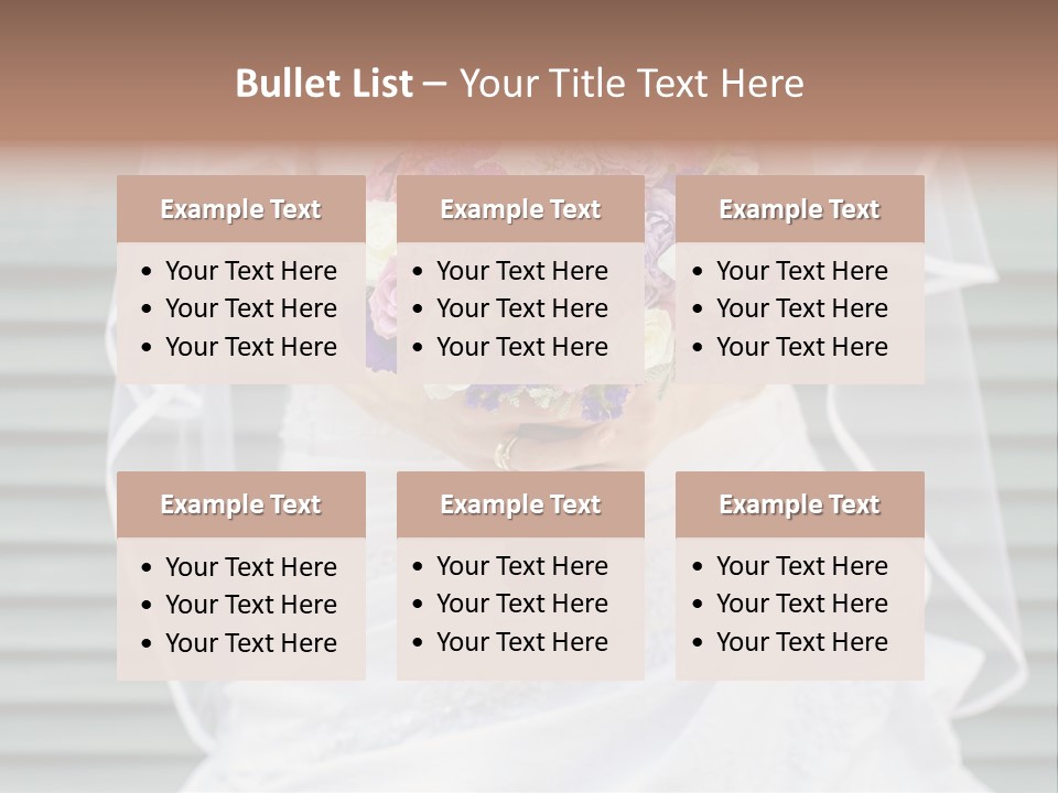 Holding Dress Engagement PowerPoint Template