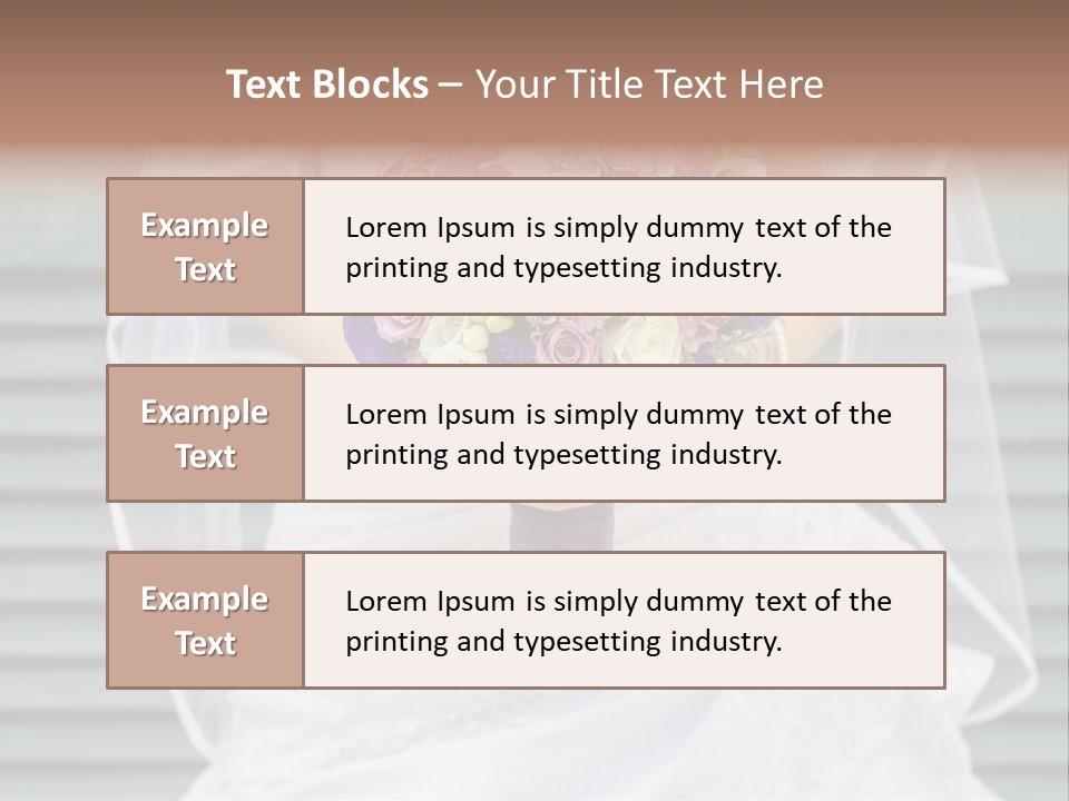 Holding Dress Engagement PowerPoint Template