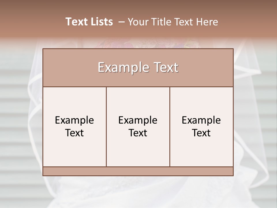 Holding Dress Engagement PowerPoint Template