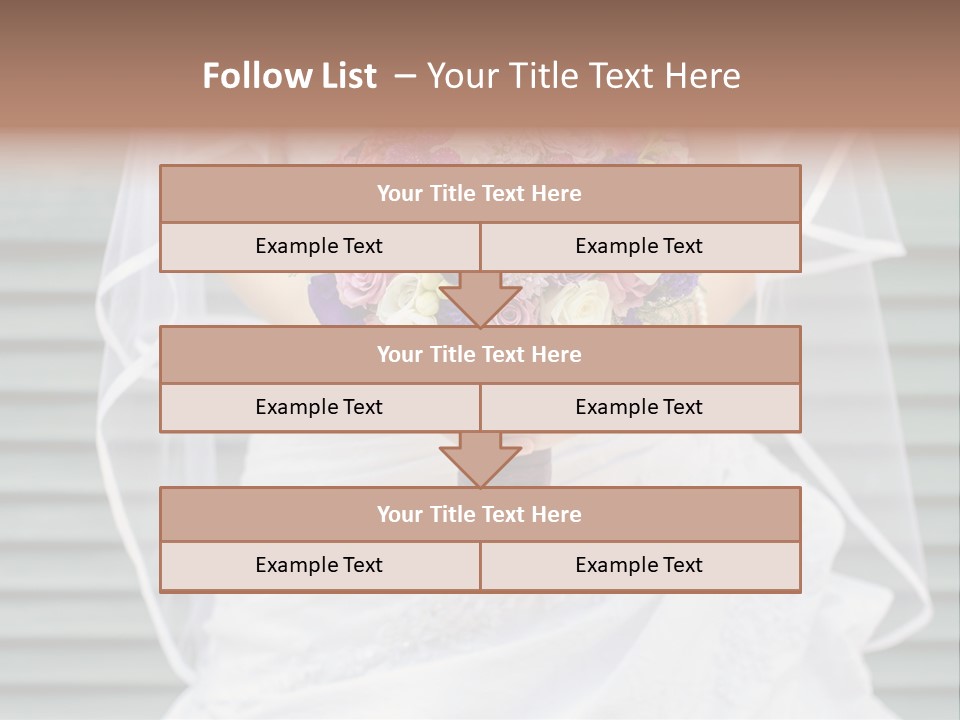 Holding Dress Engagement PowerPoint Template
