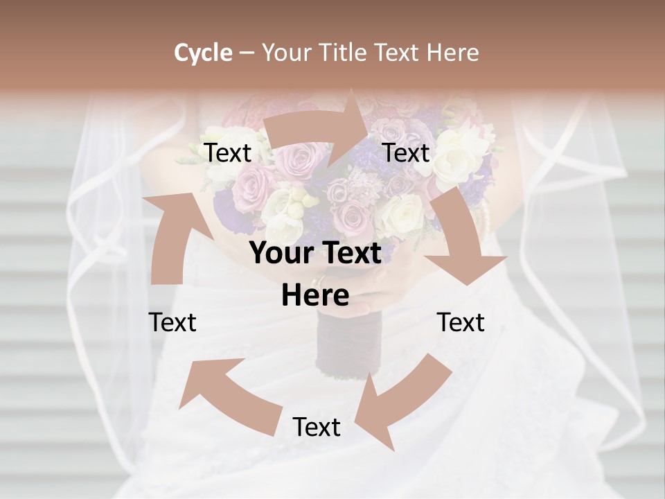 Holding Dress Engagement PowerPoint Template