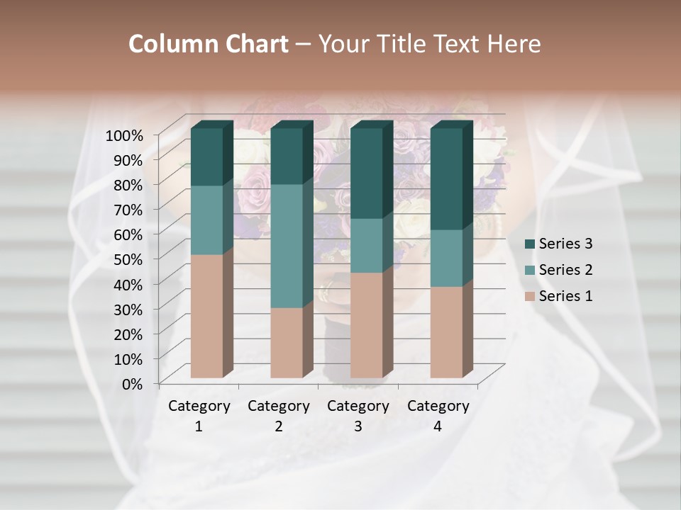 Holding Dress Engagement PowerPoint Template