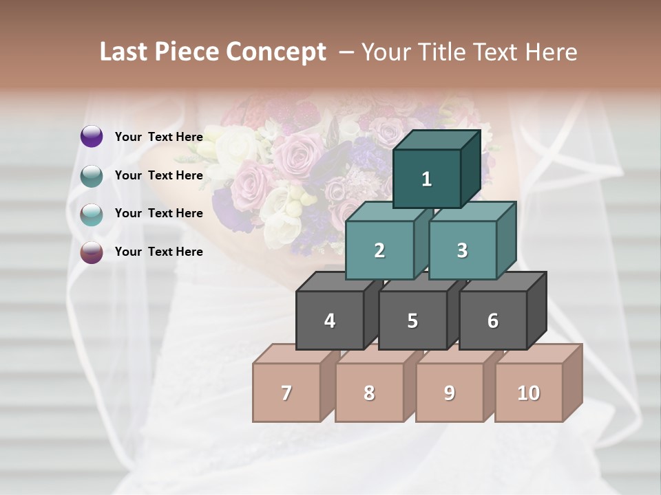 Holding Dress Engagement PowerPoint Template