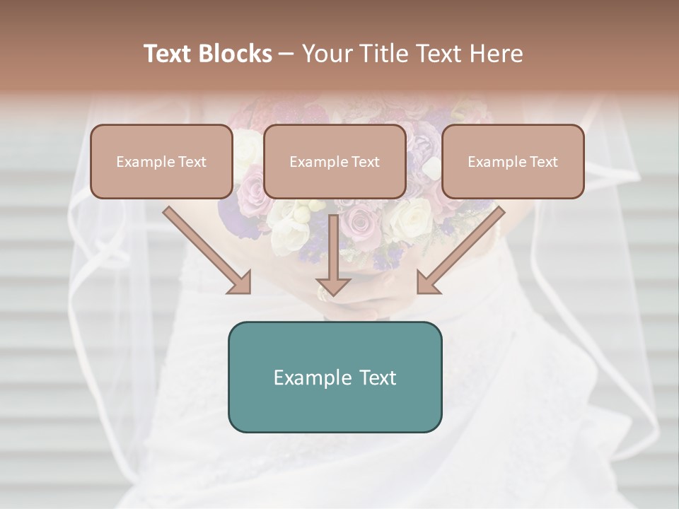 Holding Dress Engagement PowerPoint Template