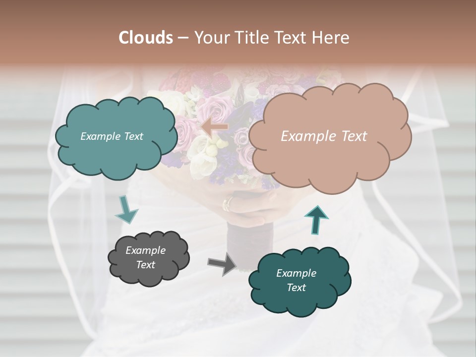 Holding Dress Engagement PowerPoint Template