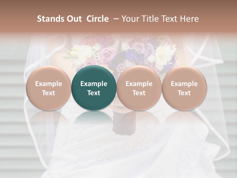 Holding Dress Engagement PowerPoint Template
