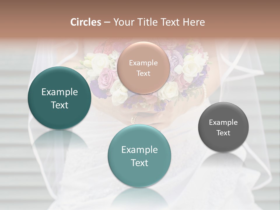Holding Dress Engagement PowerPoint Template