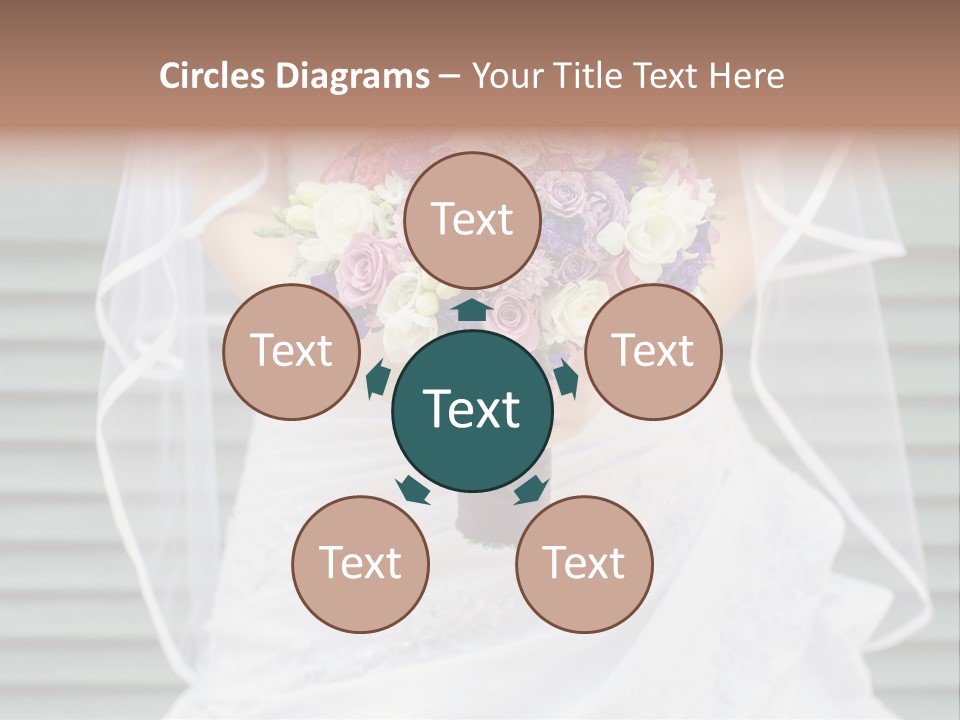 Holding Dress Engagement PowerPoint Template