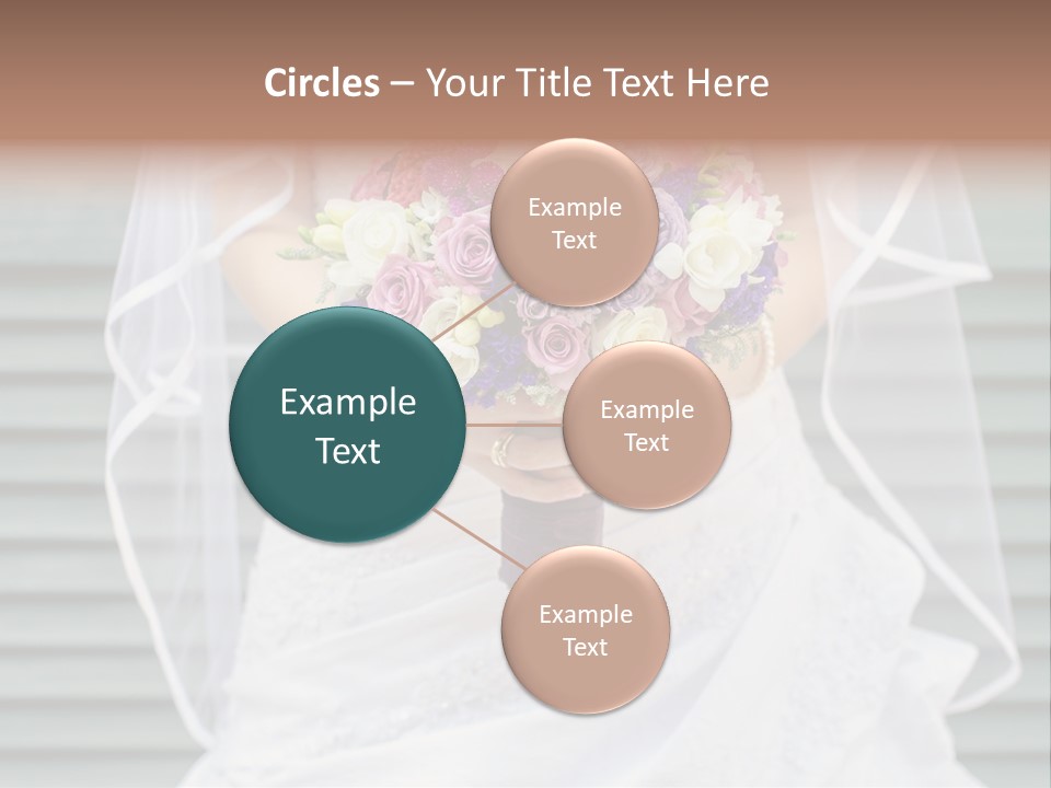 Holding Dress Engagement PowerPoint Template