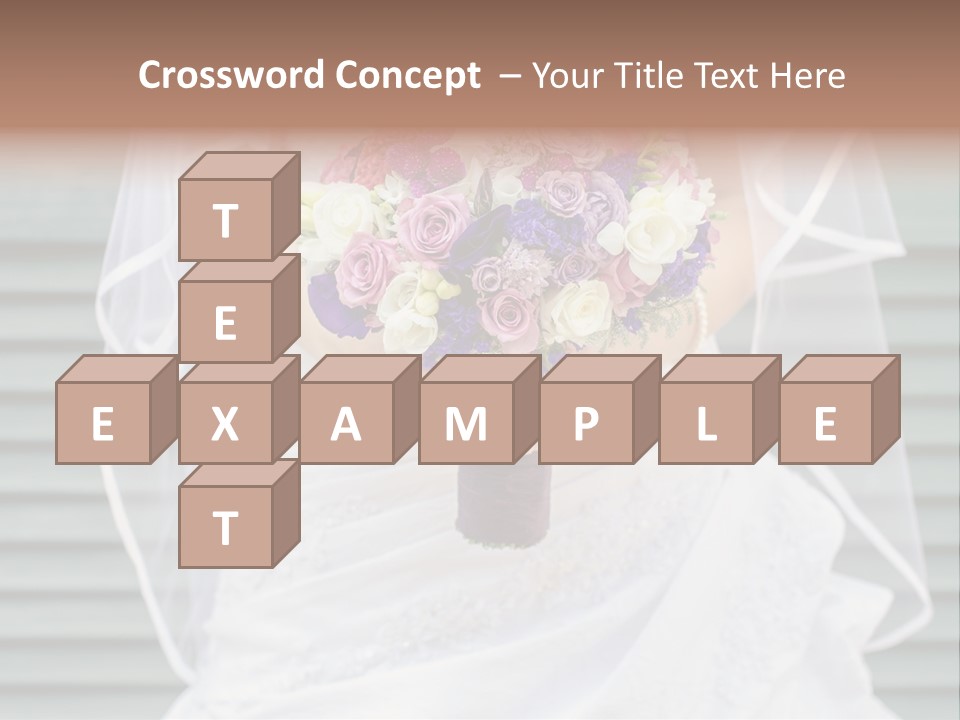 Holding Dress Engagement PowerPoint Template