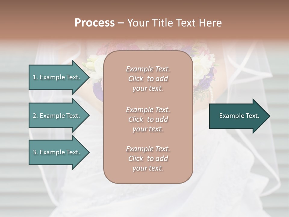 Holding Dress Engagement PowerPoint Template