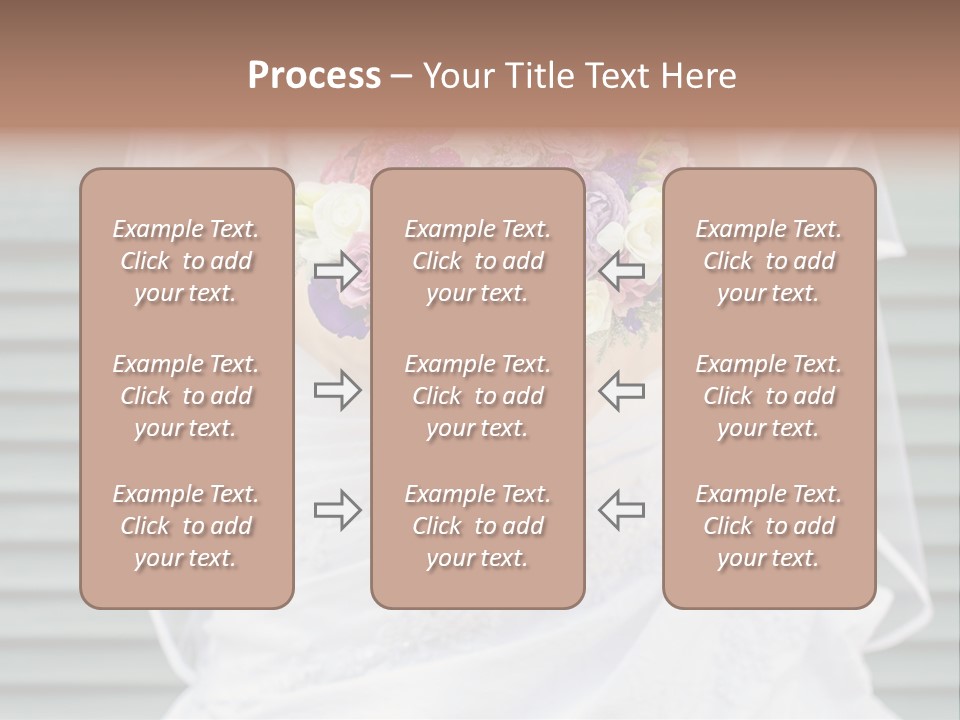 Holding Dress Engagement PowerPoint Template