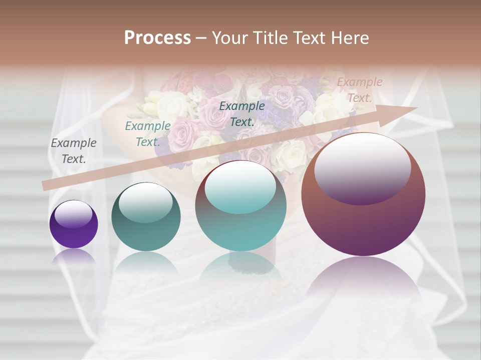 Holding Dress Engagement PowerPoint Template