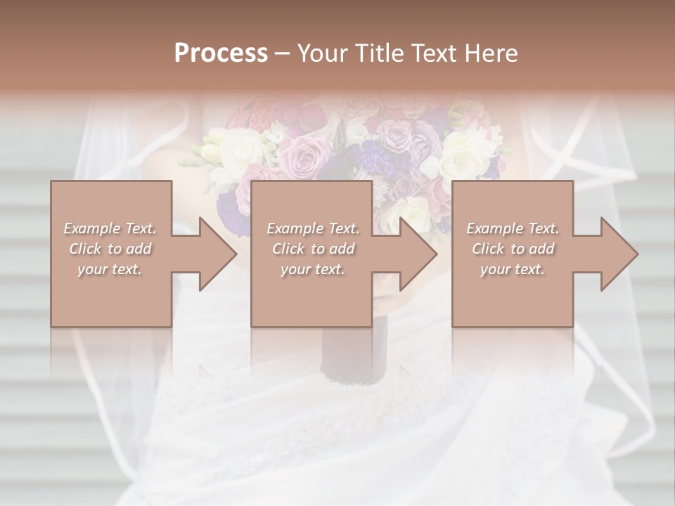 Holding Dress Engagement PowerPoint Template