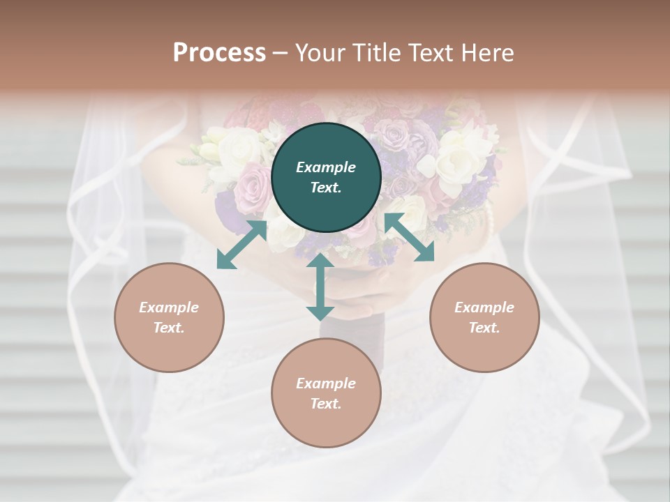 Holding Dress Engagement PowerPoint Template