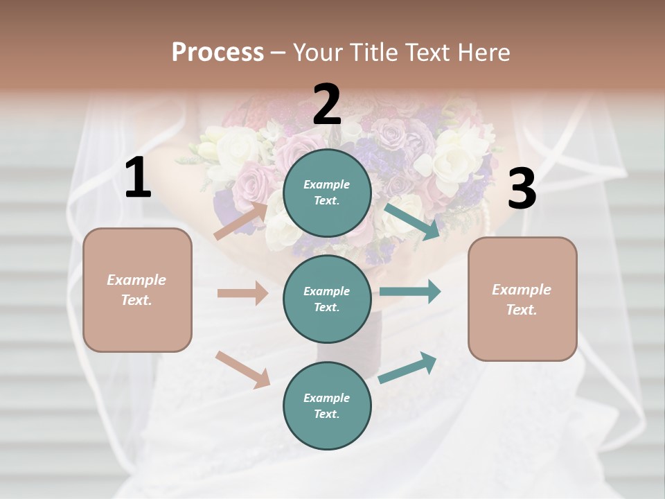 Holding Dress Engagement PowerPoint Template