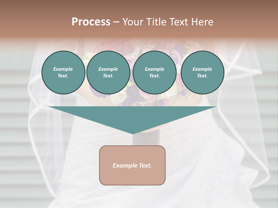 Holding Dress Engagement PowerPoint Template