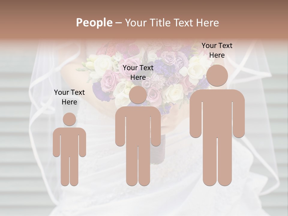 Holding Dress Engagement PowerPoint Template
