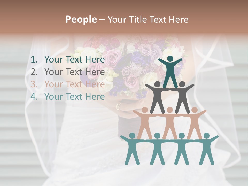 Holding Dress Engagement PowerPoint Template
