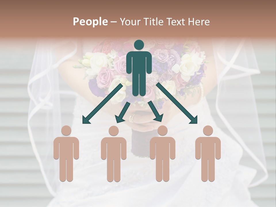 Holding Dress Engagement PowerPoint Template