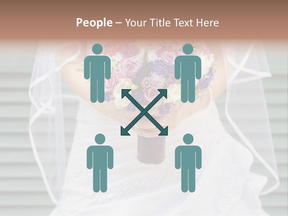 Holding Dress Engagement PowerPoint Template